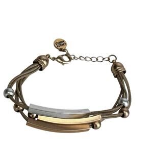 kinsley armelle bracelet 3 tier bars Layered